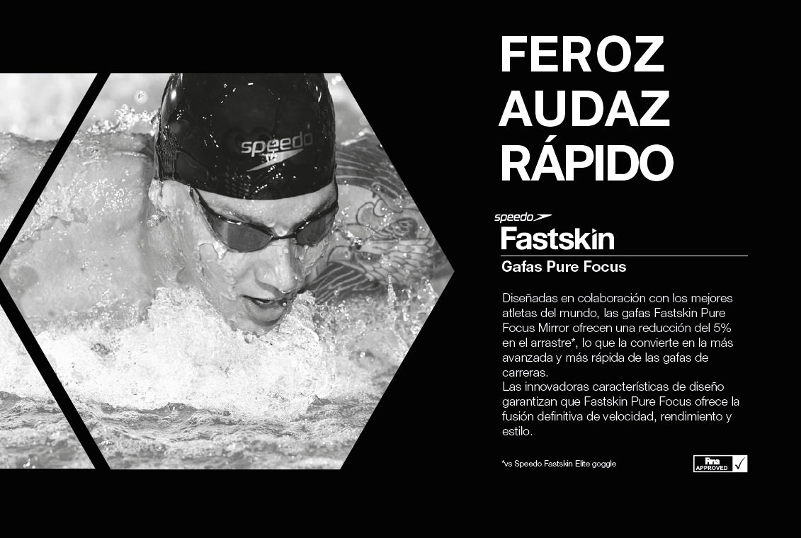 Gafas natación Speedo Fastskin Pure Focus Mirror 