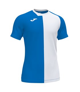 Camiseta Manga Corta Joma Teamwork - blanco_azul - Camiseta Manga Corta Niño